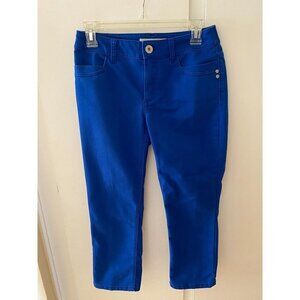 Chico's Platinum Blue Denim Ankle Jeans, Size 00